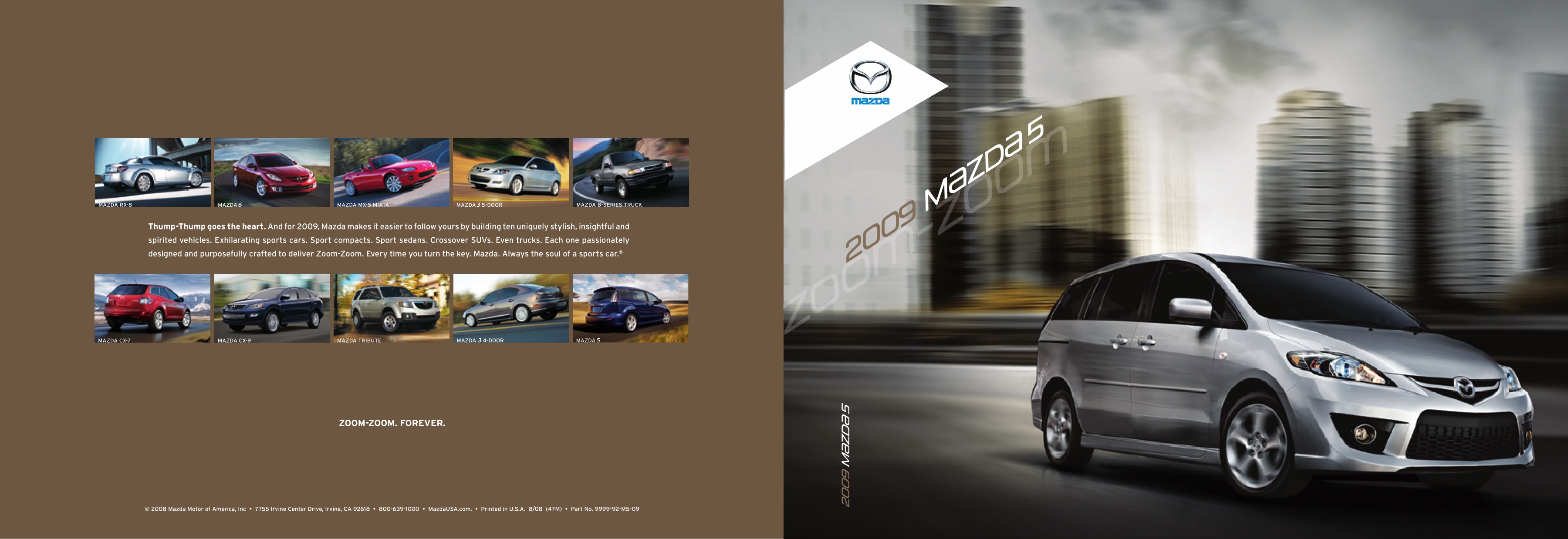 2009 Mazda 5 Brochure
